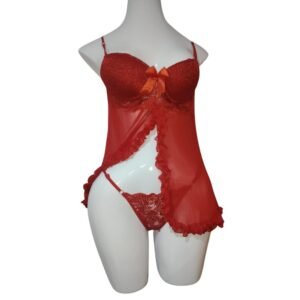 Inicio babydoll rojo
